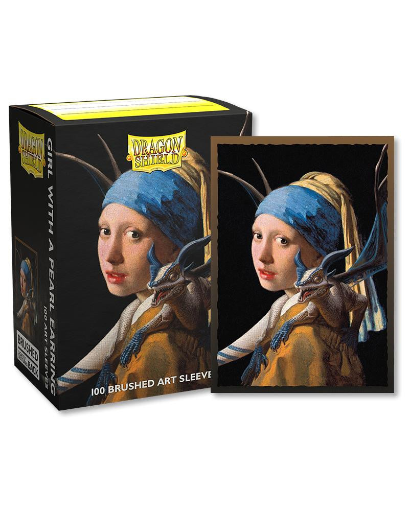 Aracane Tinmen Dragon Shields: (100) Brushed Art - The Girl with The Pearl Earring 