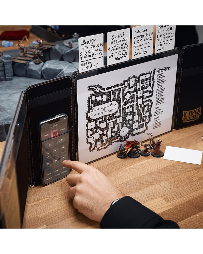 Arcane Tinman Dragon Shield Roleplaying Game Master Companion - Iron Grey