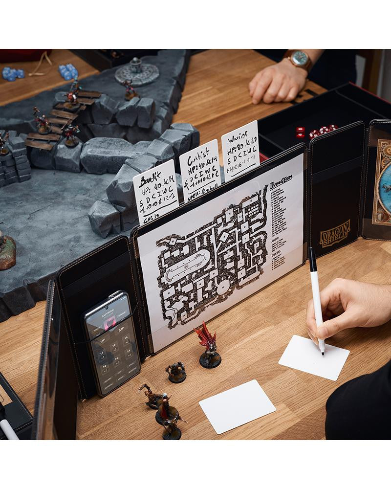 Arcane Tinman Dragon Shield Roleplaying Game Master Companion - Iron Grey