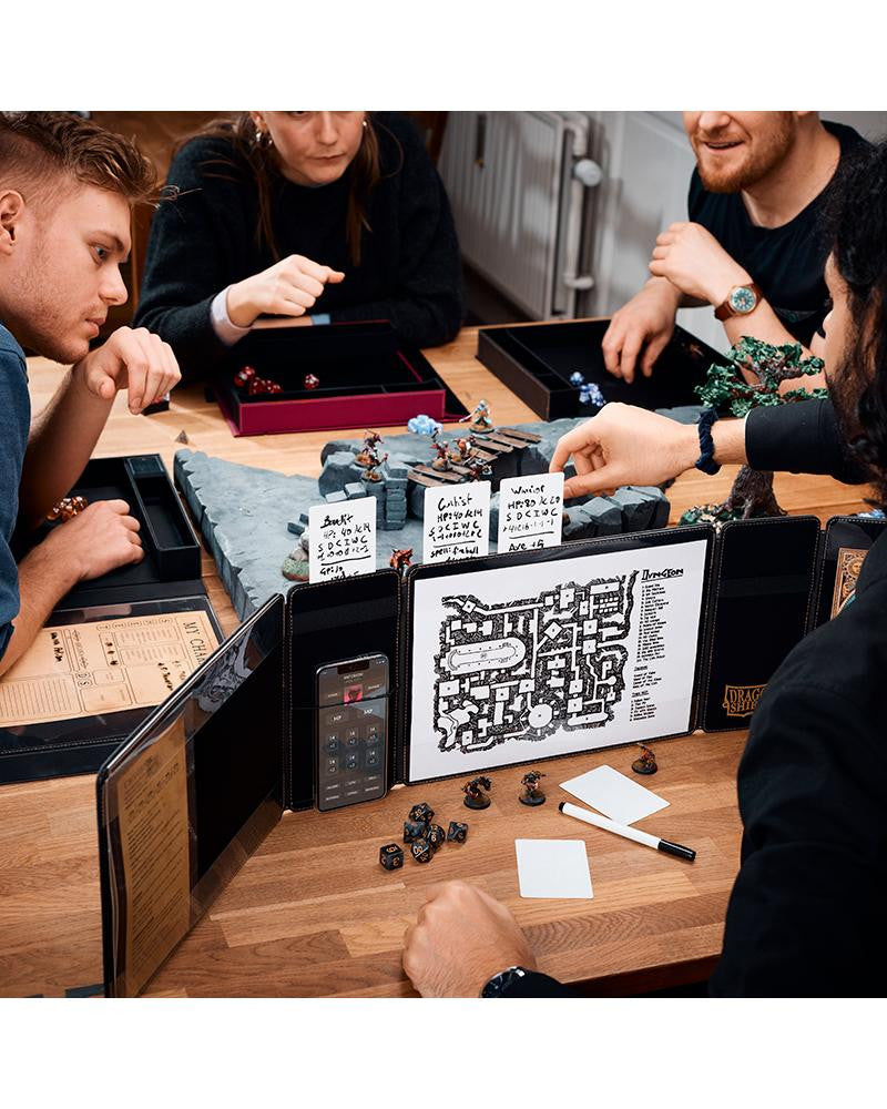 Arcane Tinman Dragon Shield Roleplaying Game Master Companion - Iron Grey