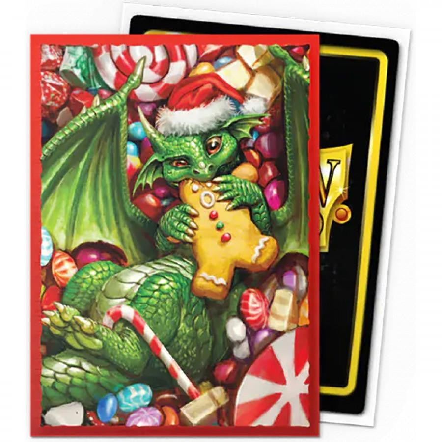 Arcane Tinman Dragon Shield Sleeves - Standard - Christmas 2024 Art - ATMDSH12125 