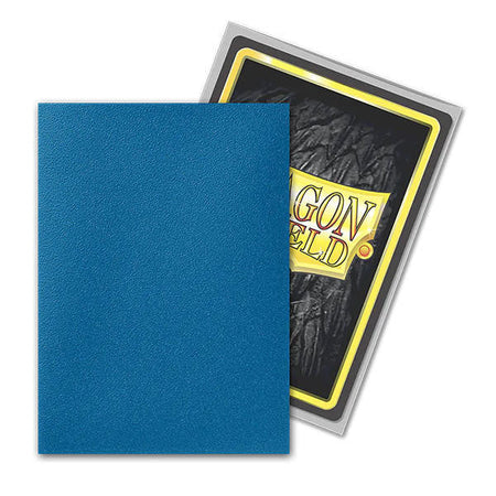 Arcane Tinman Dragon Shield Sleeves: Standard DUAL- Matte Blue/Silver (100ct.) 
