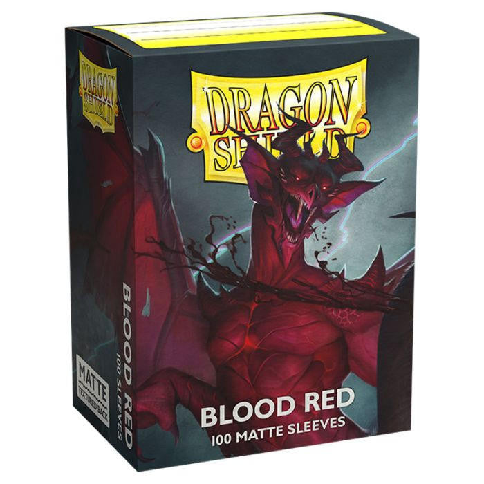 Arcane Tinman Dragon Shields: (100) Matte Blood Red 