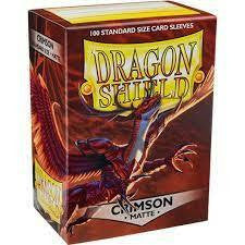 Dragon Shields: Standard Matte Crimson
