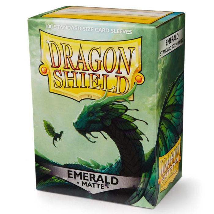 Arcane Tinman Dragon Shields: (100) Matte Emerald 