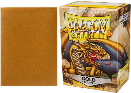 Arcane Tinman Dragon Shields 100 Matte Gold