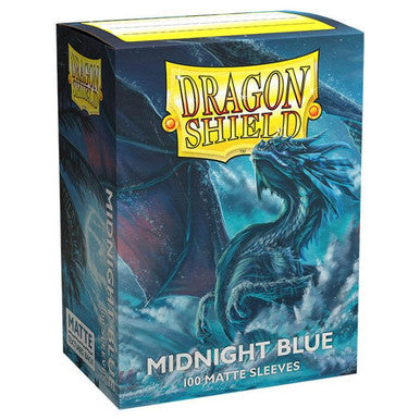 Dragon Shields: (100) Matte Midnight Blue