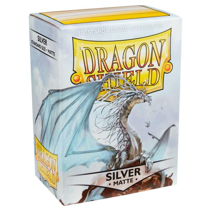 Arcane Tinman Dragon Shields: (100) Matte Silver 