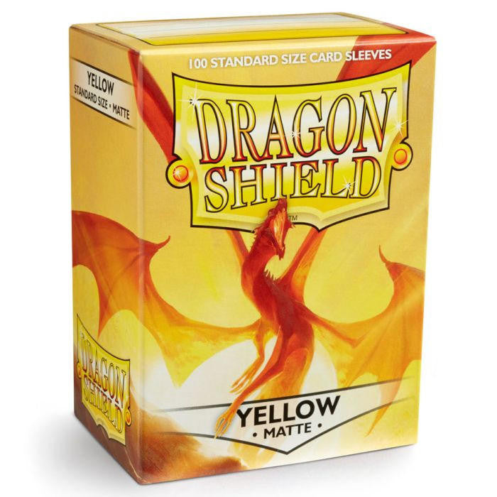 Arcane Tinman Dragon Shields: (100) Matte Yellow 