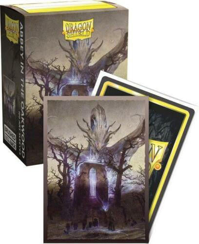 Arcane Tinman Dragon Shields Standard Brushed Abbey in the Oak Wood Art 100 ct