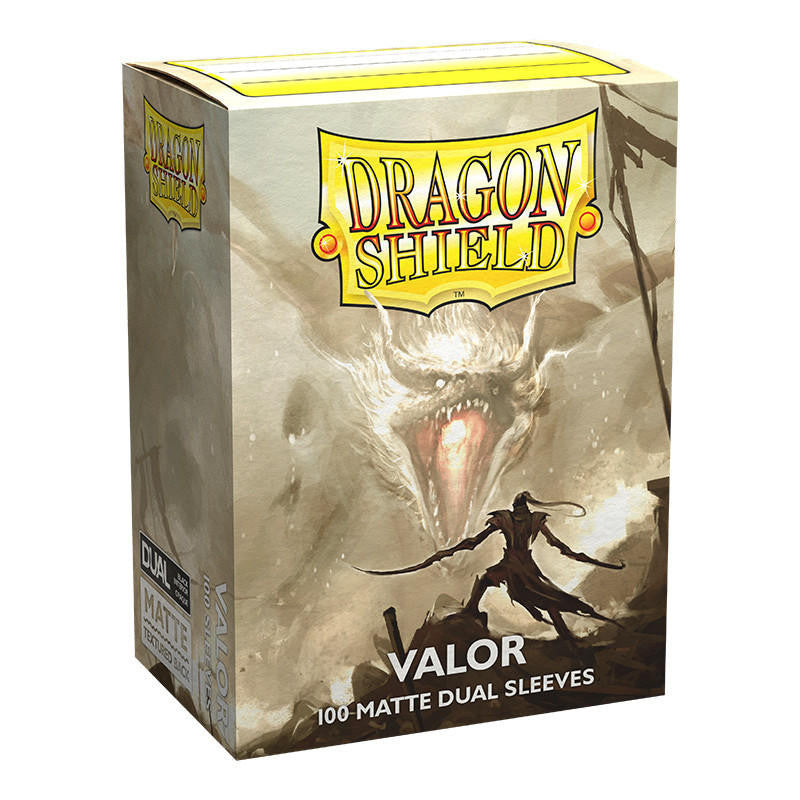 Arcane Tinman Dragon Shields: Standard Dual Matte Valor (100 ct.) 