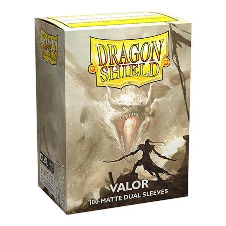 Arcane Tinman Dragon Shields: Standard Dual Matte Valor (100 ct.) 