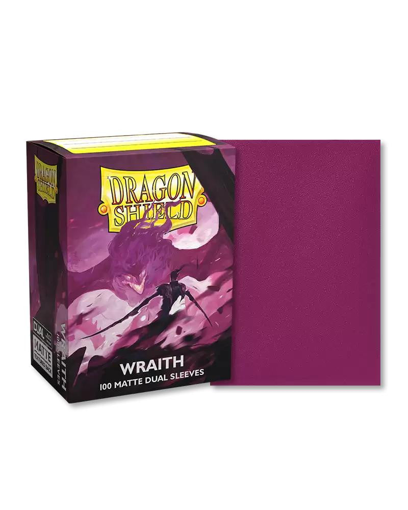 Arcane Tinman Dragon Shields Standard Dual Matte Wraith Alaric, Chaos Wraith 100 ct