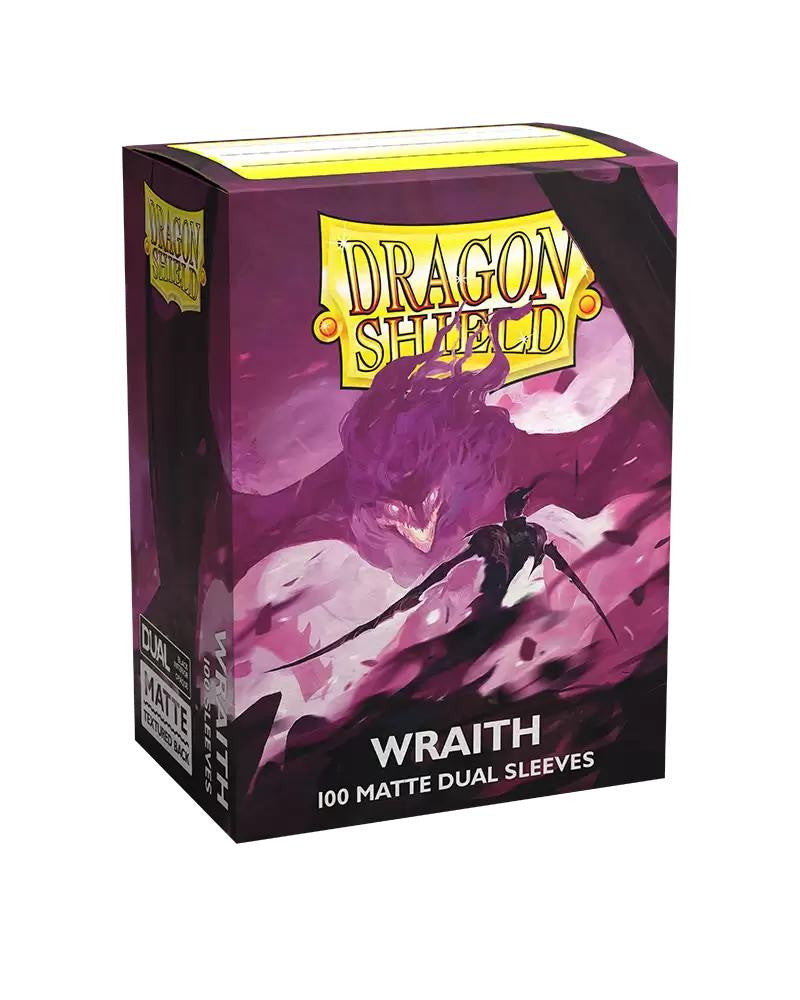 Arcane Tinman Dragon Shields Standard Dual Matte Wraith Alaric, Chaos Wraith 100 ct