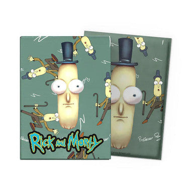 Dragon Shields: Standard- Brushed Rick & Morty 'Mr. Poopy Butthole' (100 ct.)