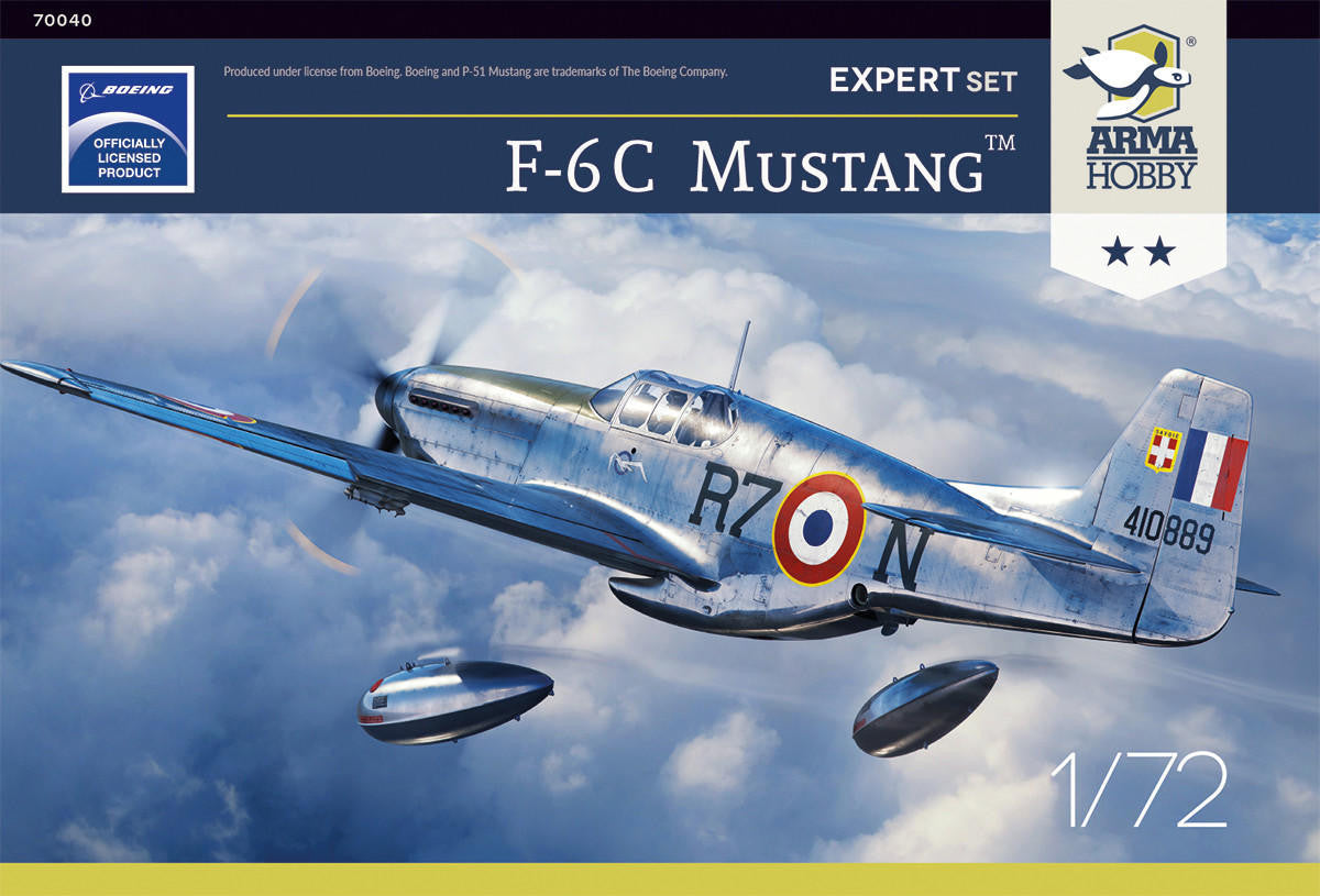 Arma Hobby 1/72 F-6C Mustang Expert Set 70040