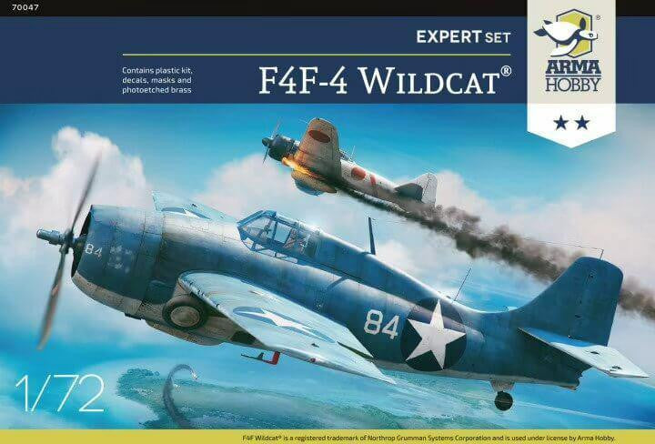Arma Hobby 1/72 F4F-4 Wildcat Expert Set 70047