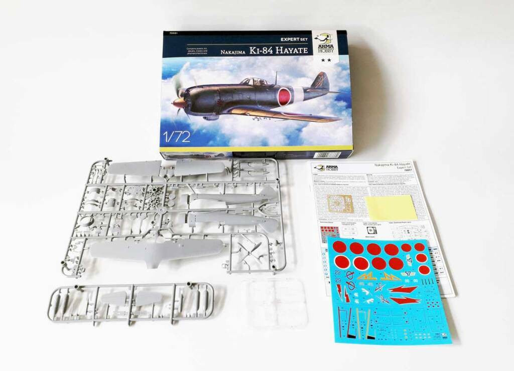 Arma Hobby 1/74 Ki-84 Hayate Frank Expert Set 70051
