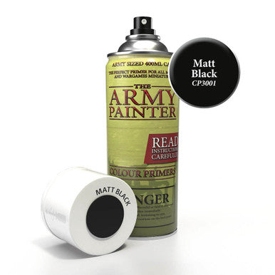 Army Painter: Matte Black Primer (Spray) 3001
