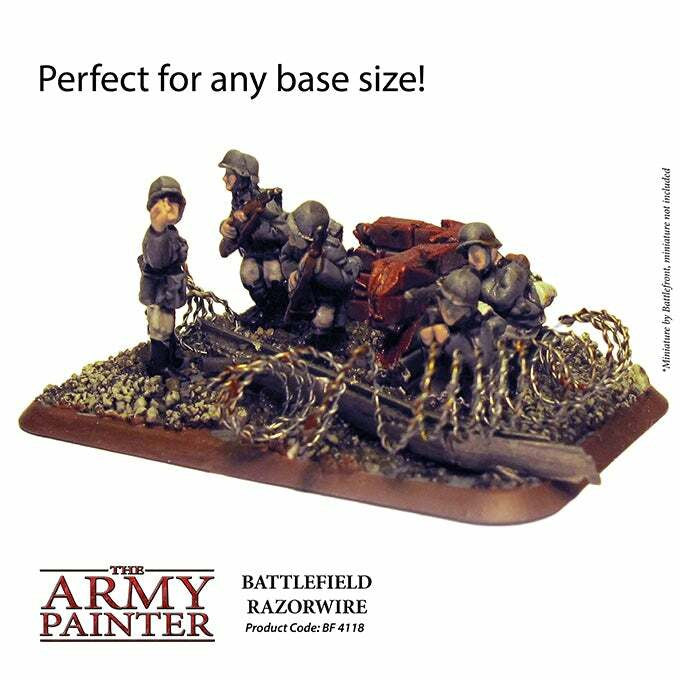 Army Painter Battlefield Razorwire Basing 4118 at LionHeart Hobby