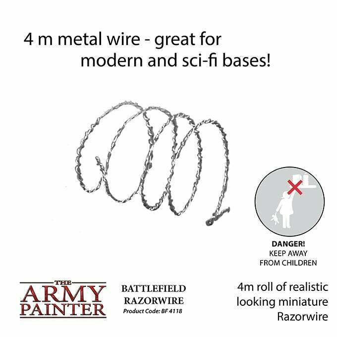 Army Painter Battlefield Razorwire Basing 4118 at LionHeart Hobby