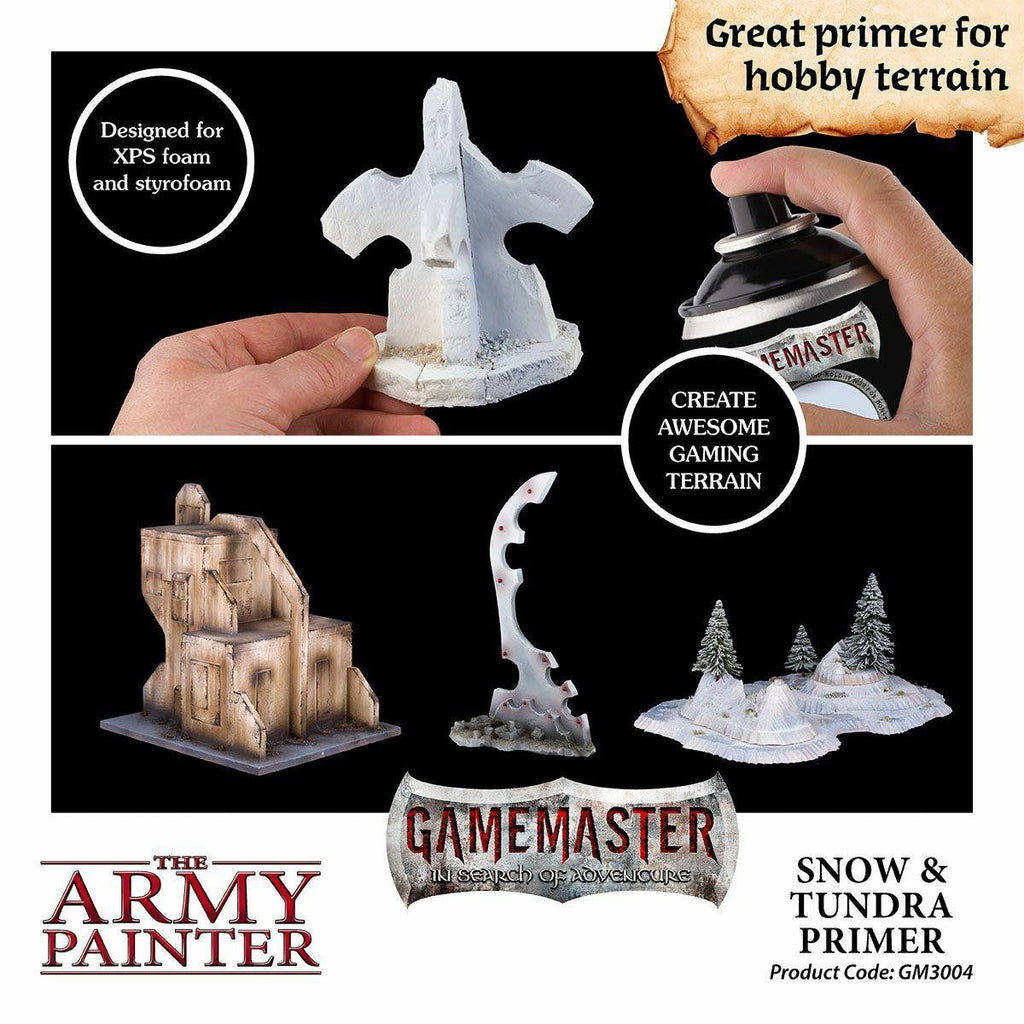 Army Painter GameMaster Terrain Primer - Snow and Tundra 300 ML