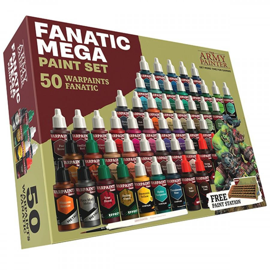  Army Painter - Warpaint - Fanatic Mega Paint Set (50 colors + 1 brush) 
