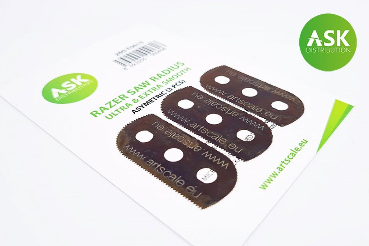 ASK Distribution Razor Saw Blades Asymmetrical 65/100 Teeth (3) T0015 