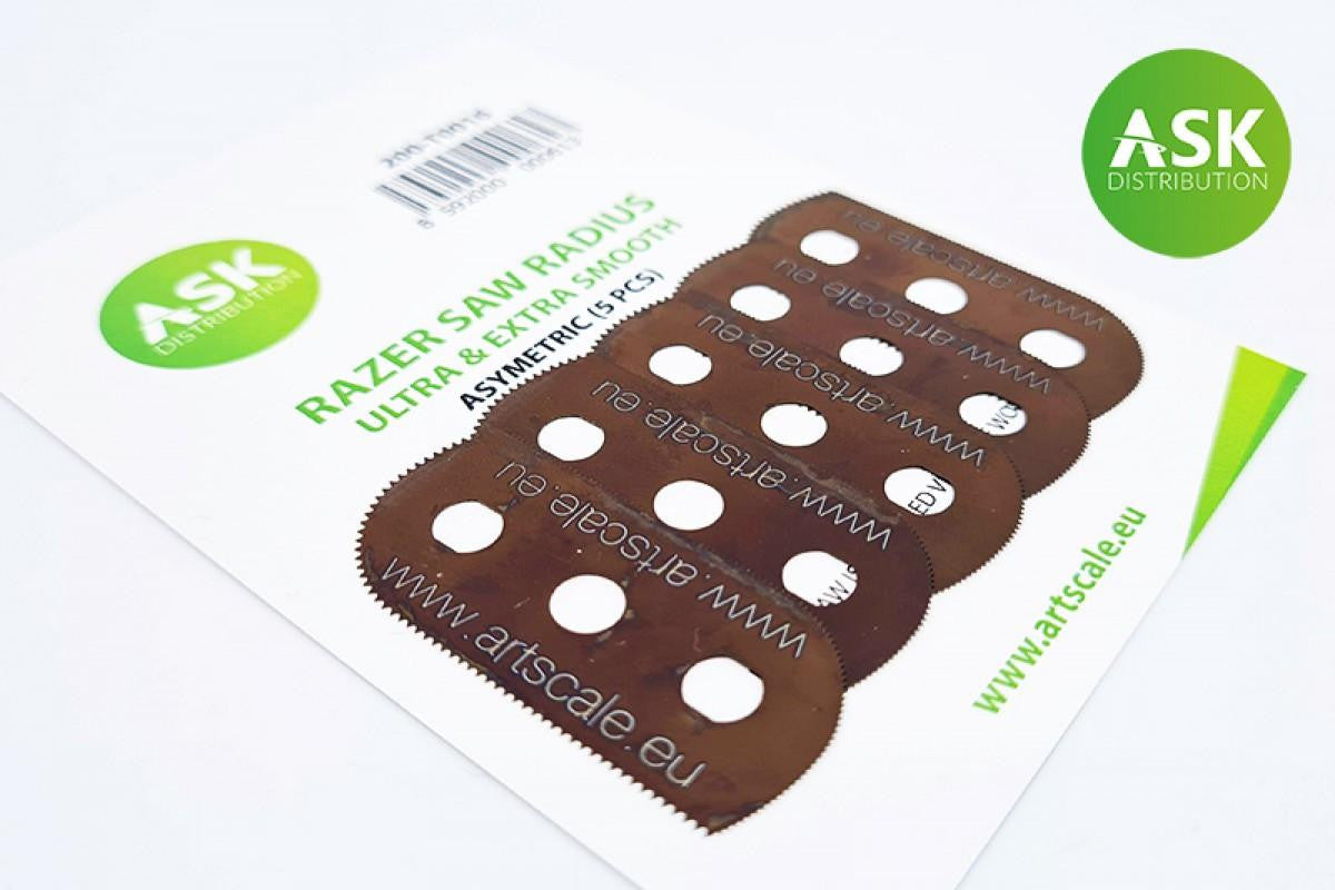 ASK Distribution Razor Saw Blades Asymmetrical 65/100 Teeth (5) T0016 