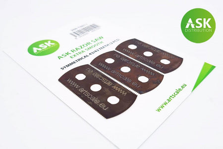 ASK Distribution Razor Saw Blades Symmetrical 43/43 Teeth (3) T0011 