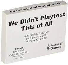 Asmadi Games We Didnt Playtest This at All at LionHeart Hobby