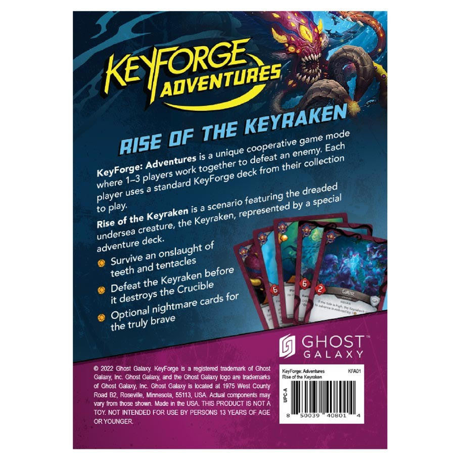 Asmodee Keyforge: Adventures: Rise of Keyraken 