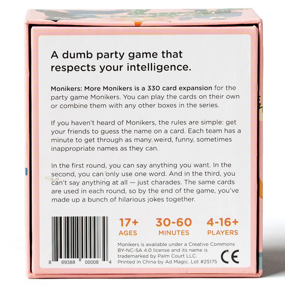 Asmodee Monikers: More Monikers Exp 