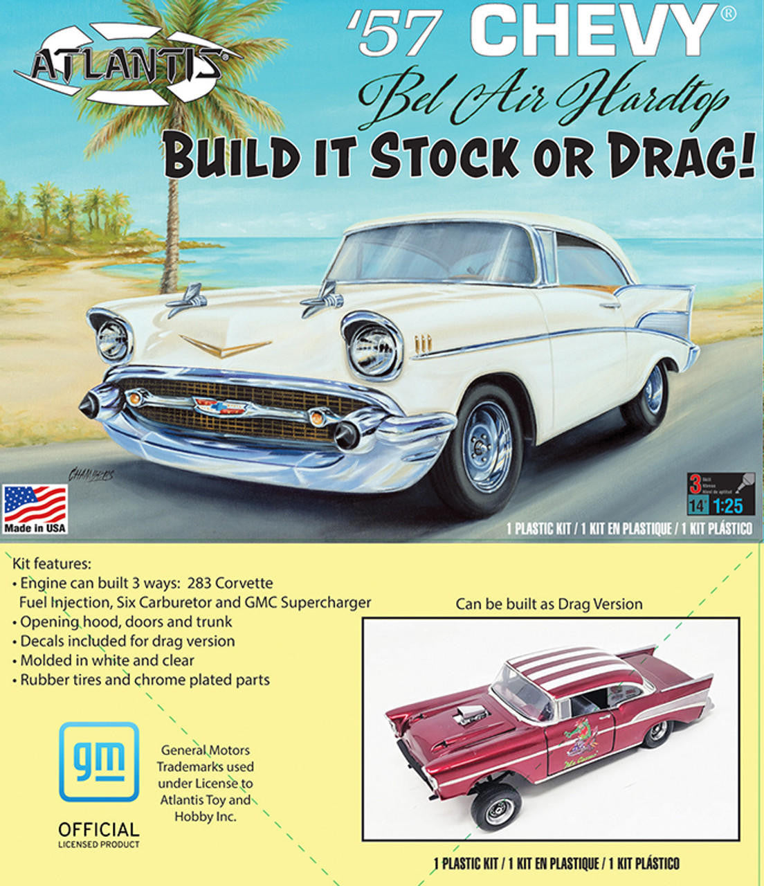 Atlantis 1/25 1957 Chevy Bel Air Revell 1371