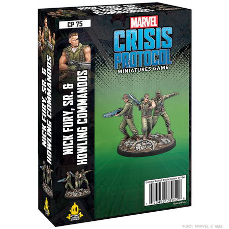 Atomic Mass Games MARVEL CRISIS PROTOCOL NICK FURY, SR and HOWLING COMMANDOS