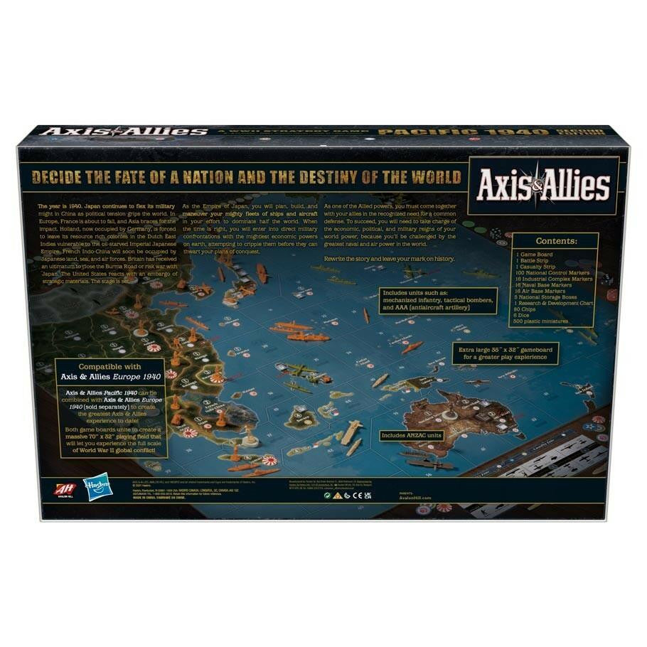 Avalon Hill Axis and Allies Pacific 1940 2nd Edition