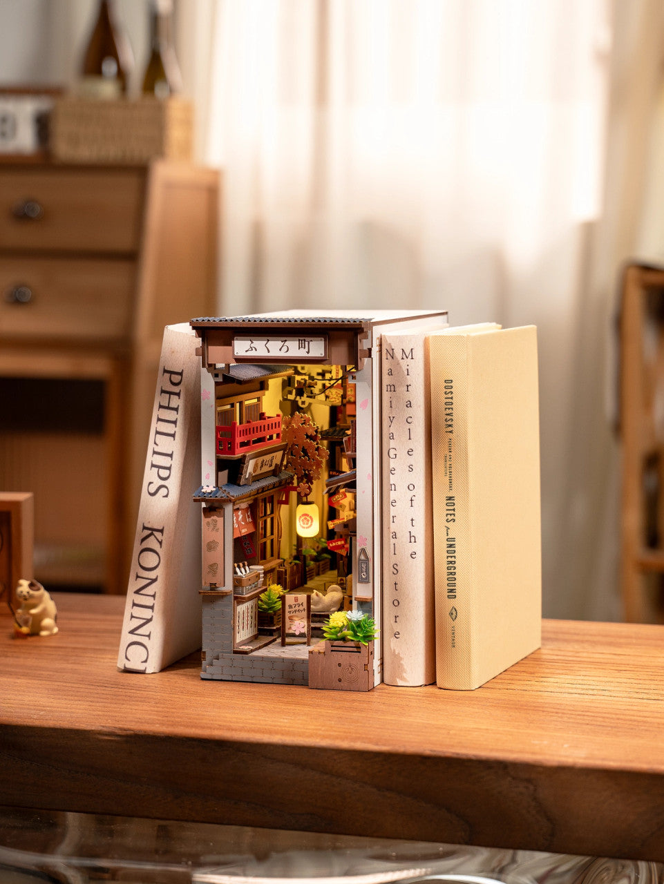 DIY Book Nook Kit: Sakura Wine Alley