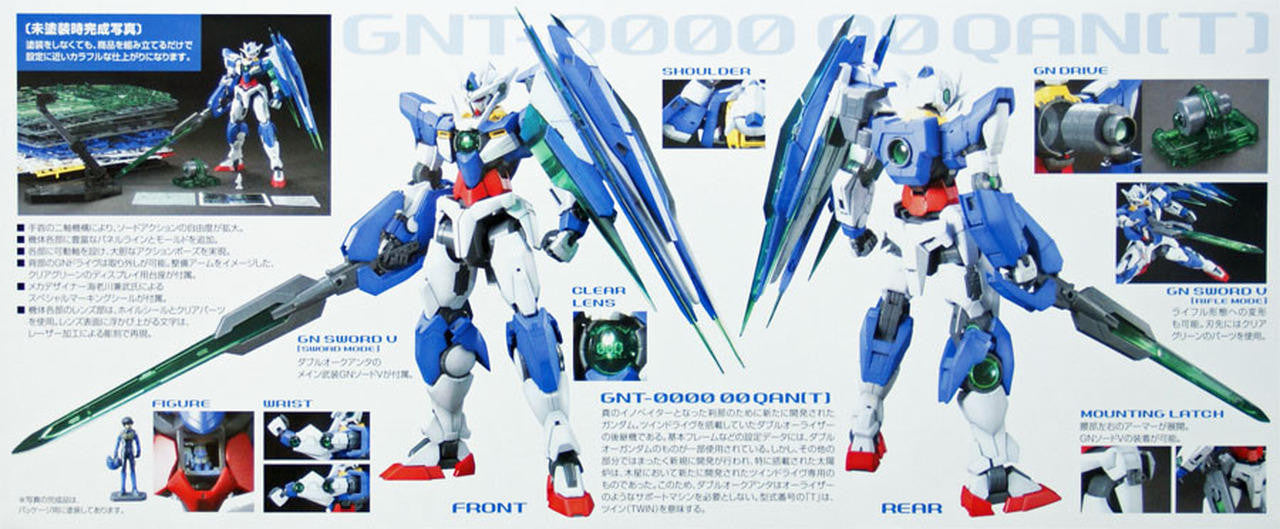 Bandai 1/100 Gundam 00 MG QanT 2094337