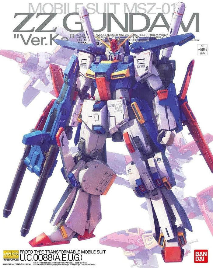 Bandai 1/100 Gundam MG ZZ VerKa 2422361