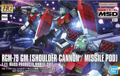 1/144 Gundam HG GM Shoulder Cannon & Missile Pod 2646873