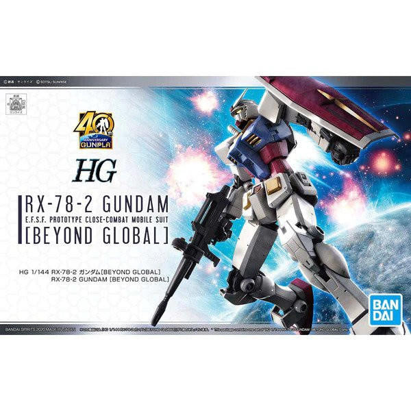 Bandai 1/144 Gundam HG RX-78-2 Beyond Global 2481060 