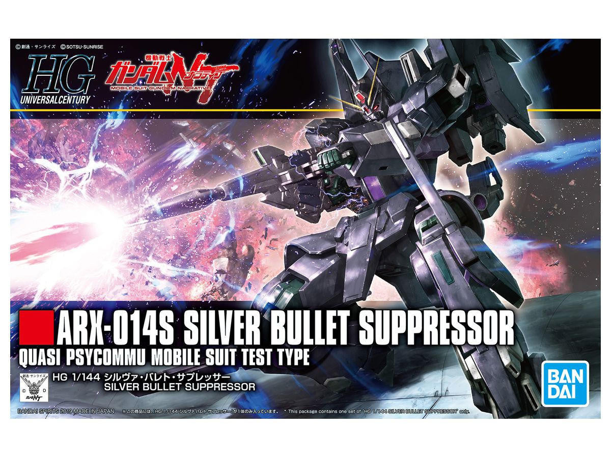 Bandai 1/144 Gundam HG Silver Bullet Suppressor 2471954 