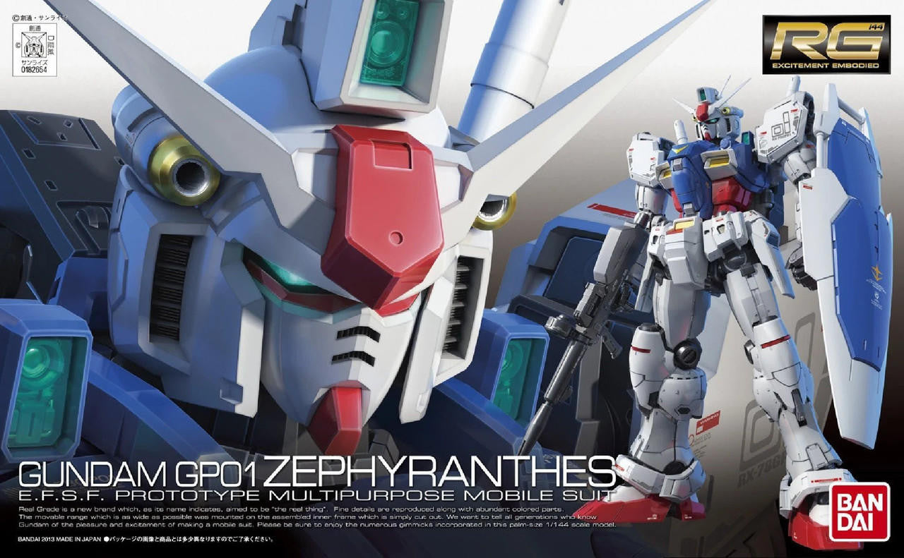 Bandai 1/144 Gundam RG GP01 Zephyranthes 5061824 