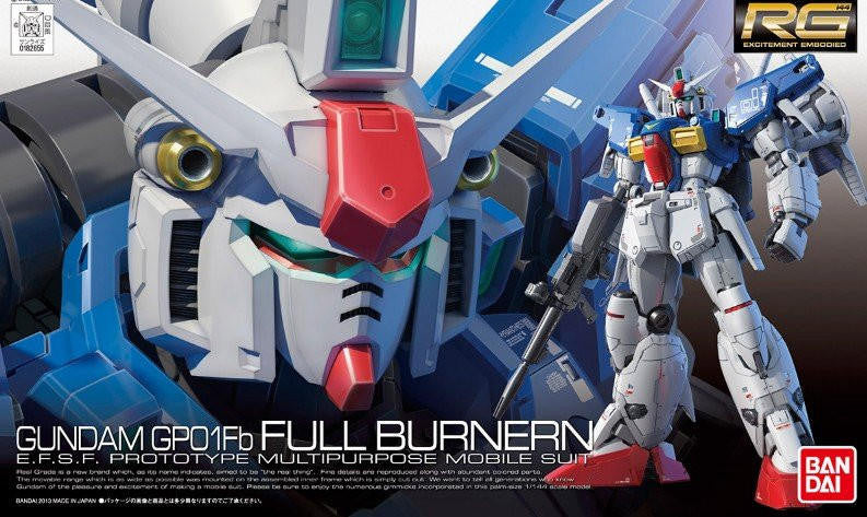 Bandai 1/144 Gundam RG GP01Fb Full Burnern 5061825 