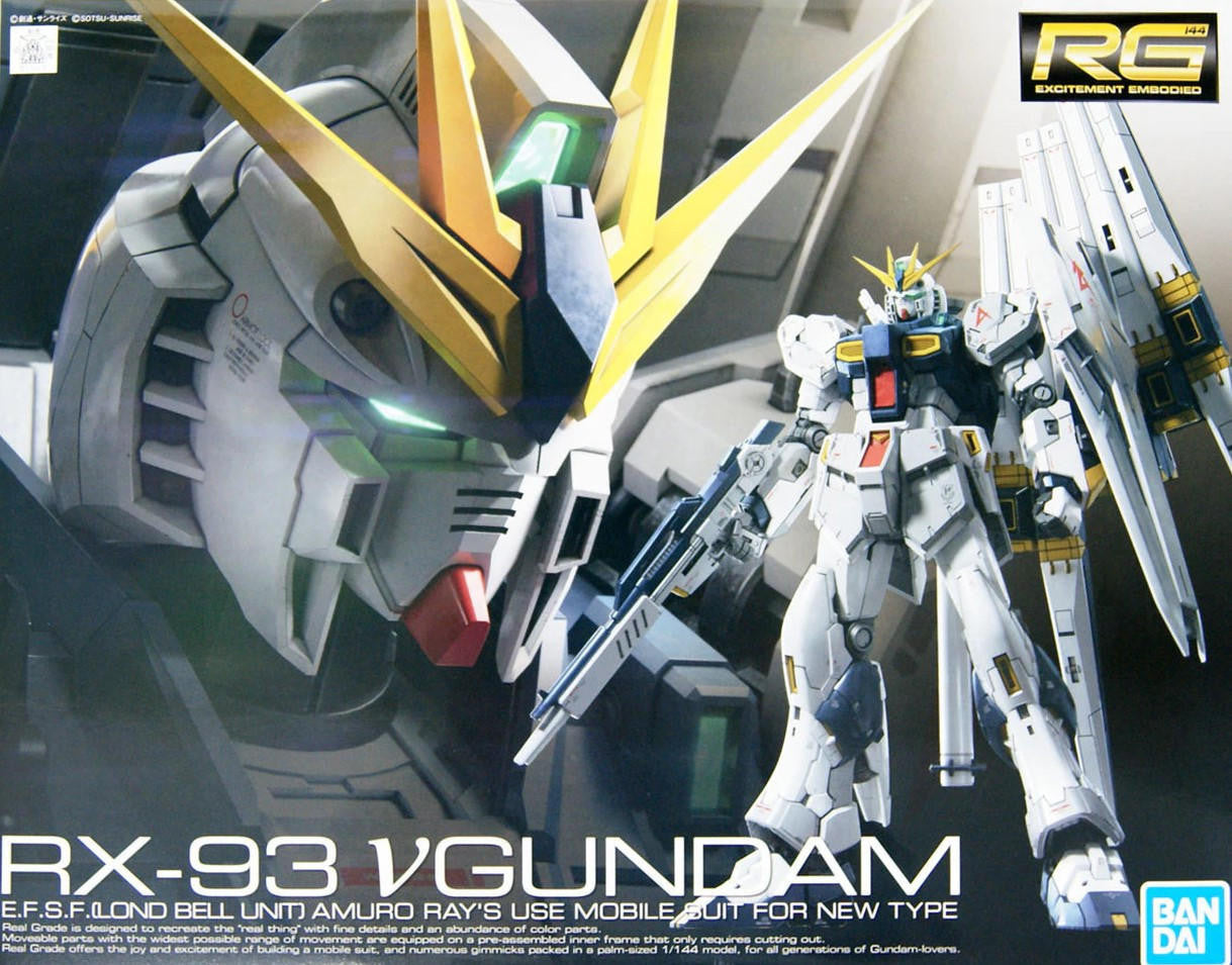 Bandai 1/144 Gundam RG Nu RX-93 Lond Bell Unit 266963 