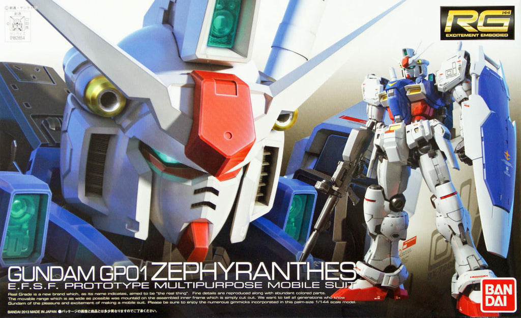 Bandai 1/144 Gundam RG RX-78 GP01 Zephyrantes 2211986 