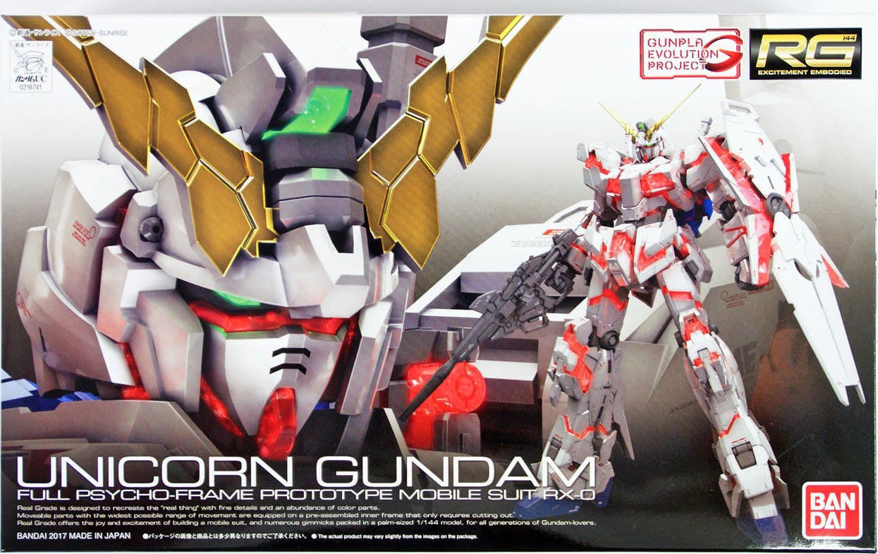 Bandai 1/144 Gundam RG Unicorn Full Psycho-Frame 2370362