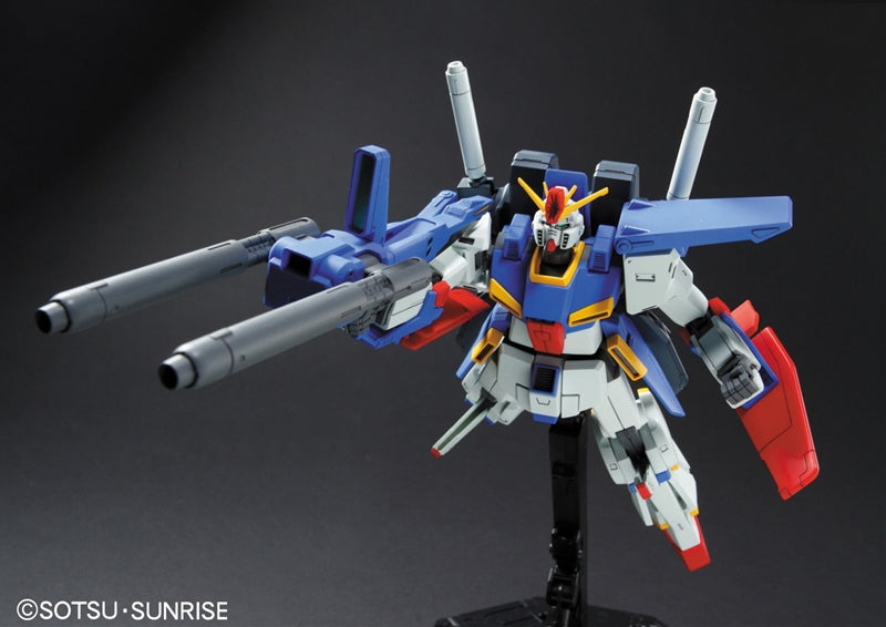 Bandai HGUC #111 MSZ-010 ZZ Gundam transformation product view