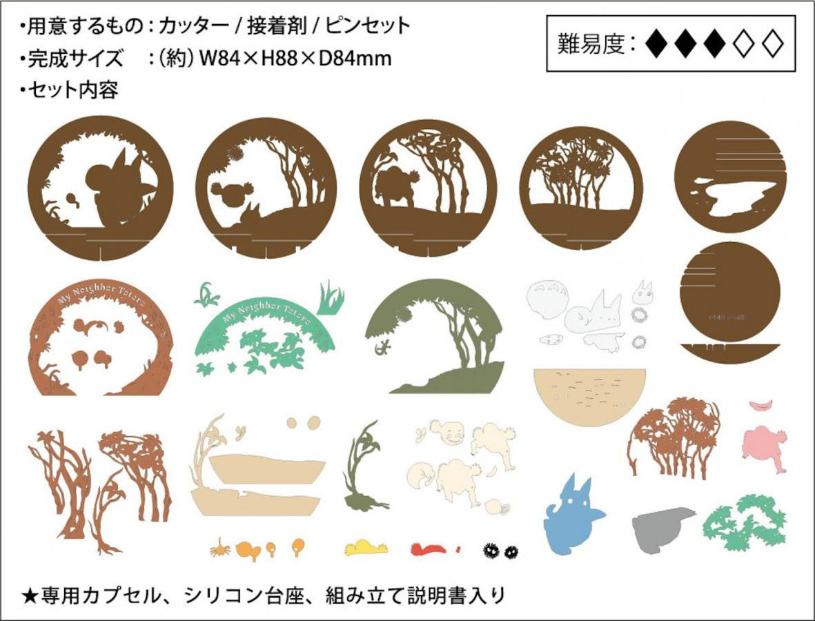 Bandai Paper Theater Ball My Neighbor Totoro  "Secret Tunnel"  