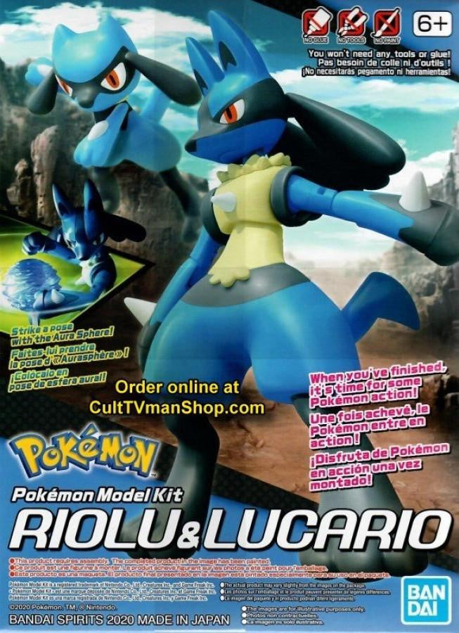 Bandai Pokemon Riolu & Lucario SnapTite 2528754 